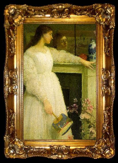 framed  James Abbott McNeil Whistler Symphony in White 2, ta009-2